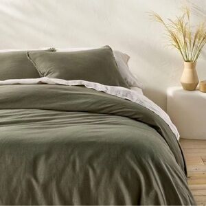 New Casaluna Linen Blend Duvet Cover set King